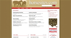 Desktop Screenshot of horsesites.com